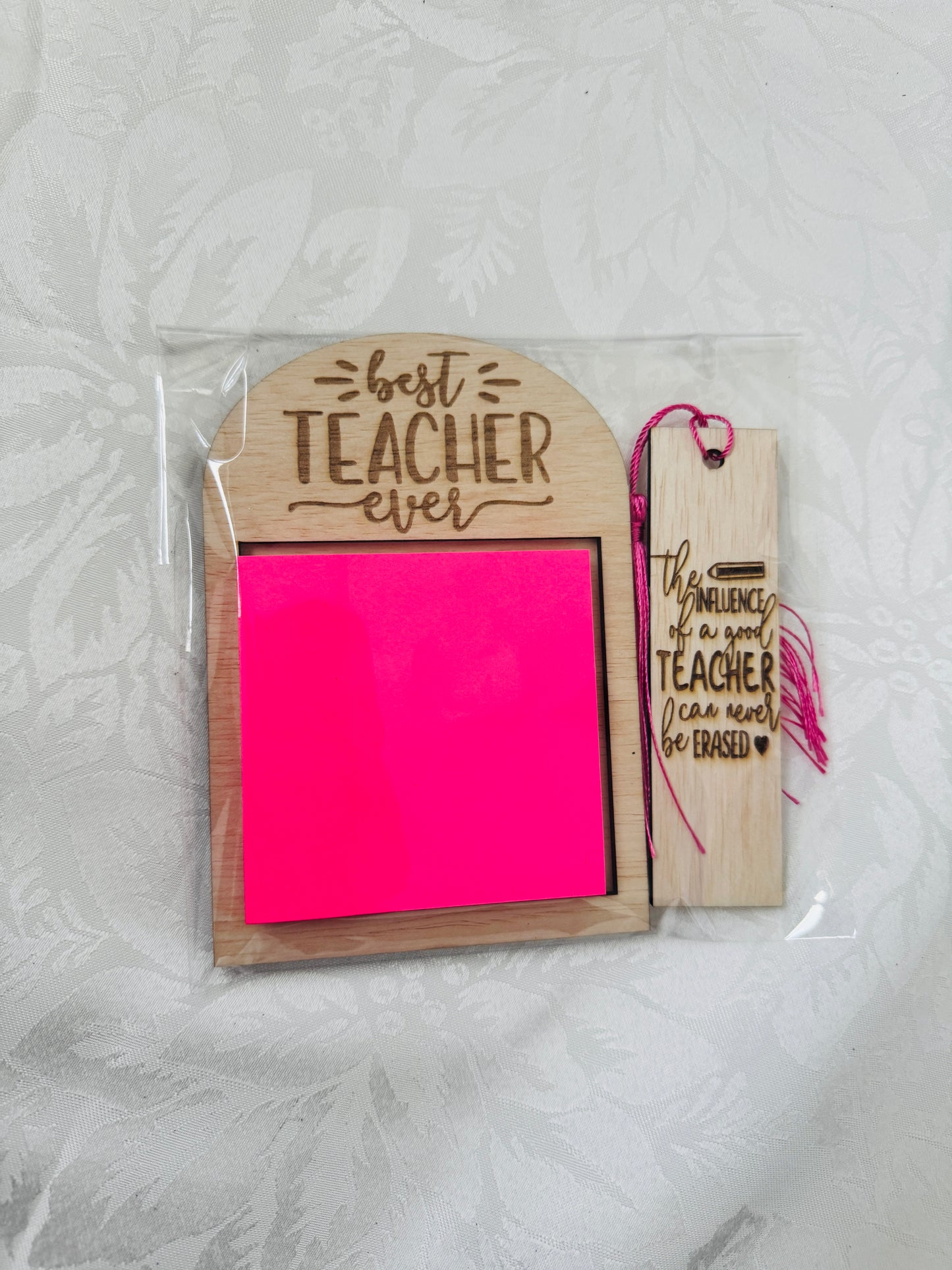 Teacher appreciation Note Pad and bookmark