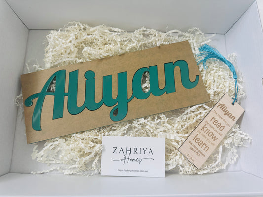 Name Signs and bookmarks