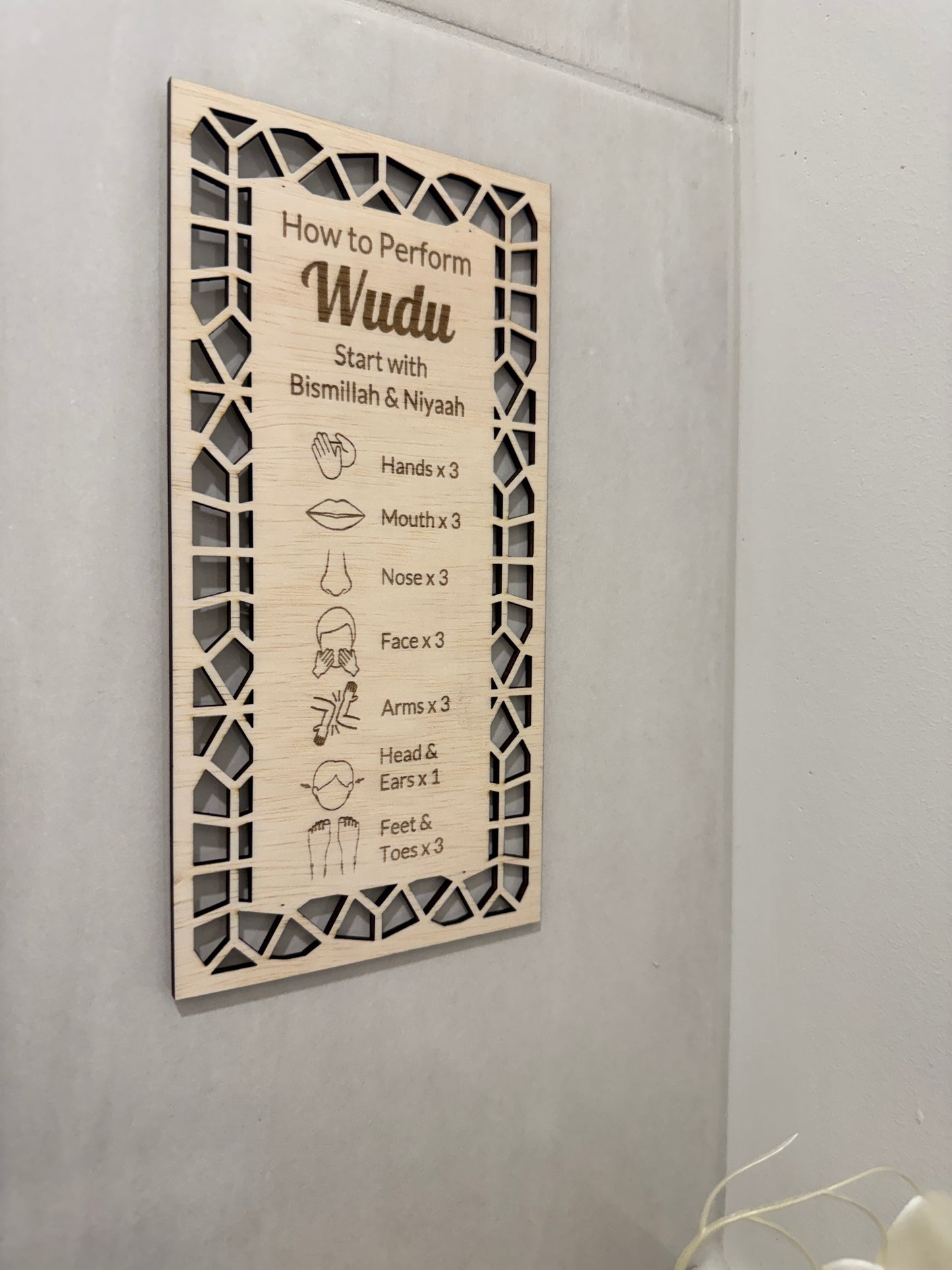 Wudu Chart - version 1