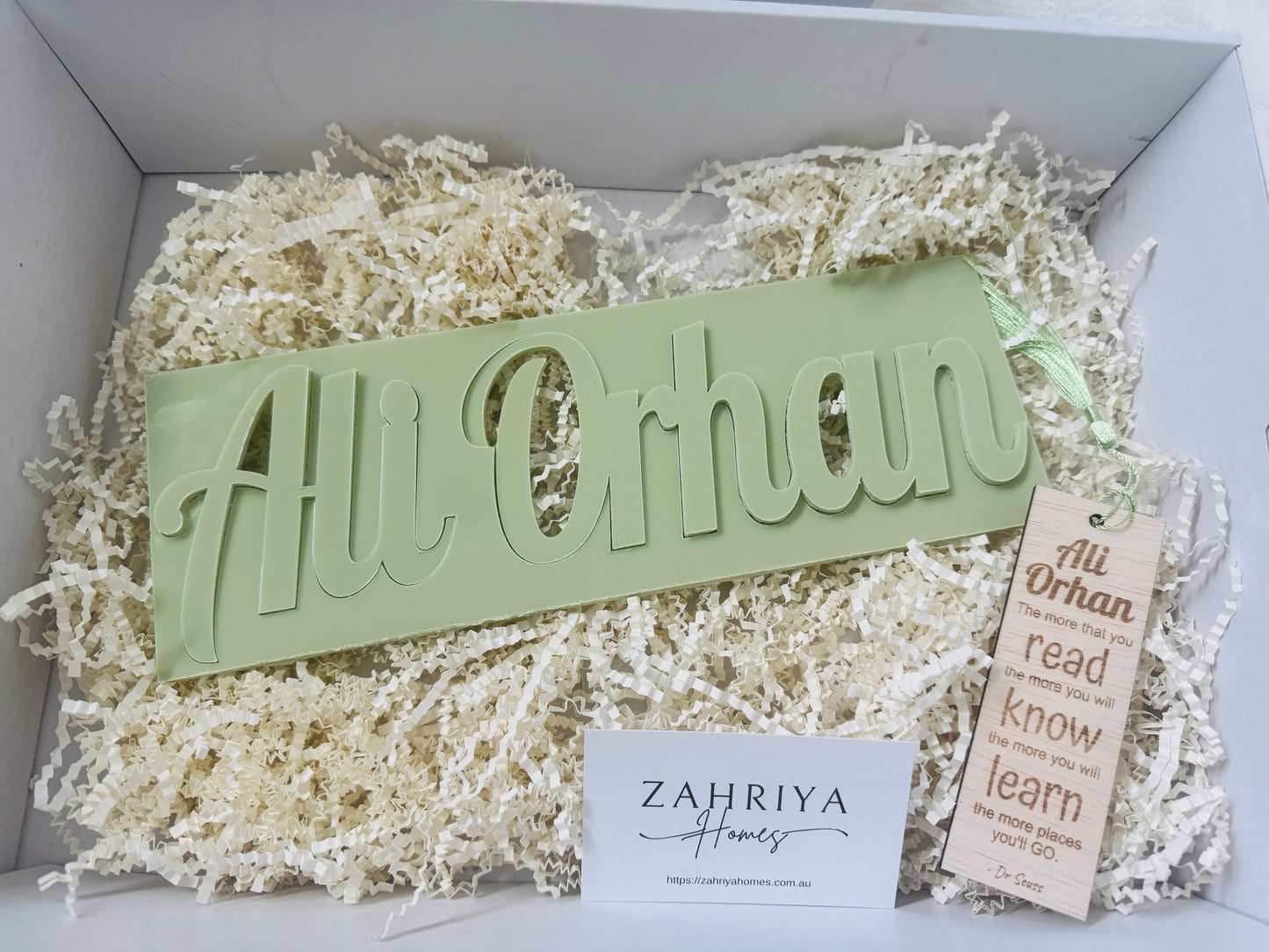 Name Signs and bookmarks