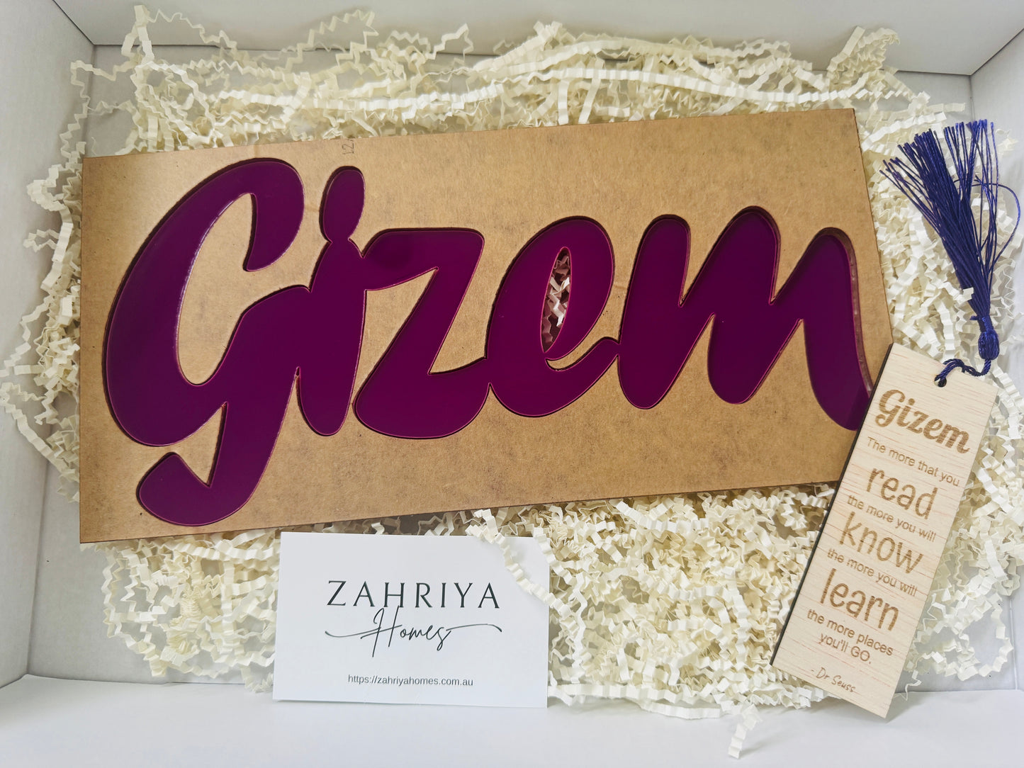 Name Signs and bookmarks