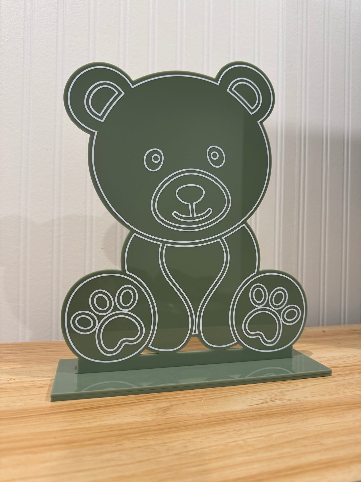 Teddy Bear Name Sign