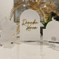 Ramadan Mubarak/Kareem Arch acrylic set