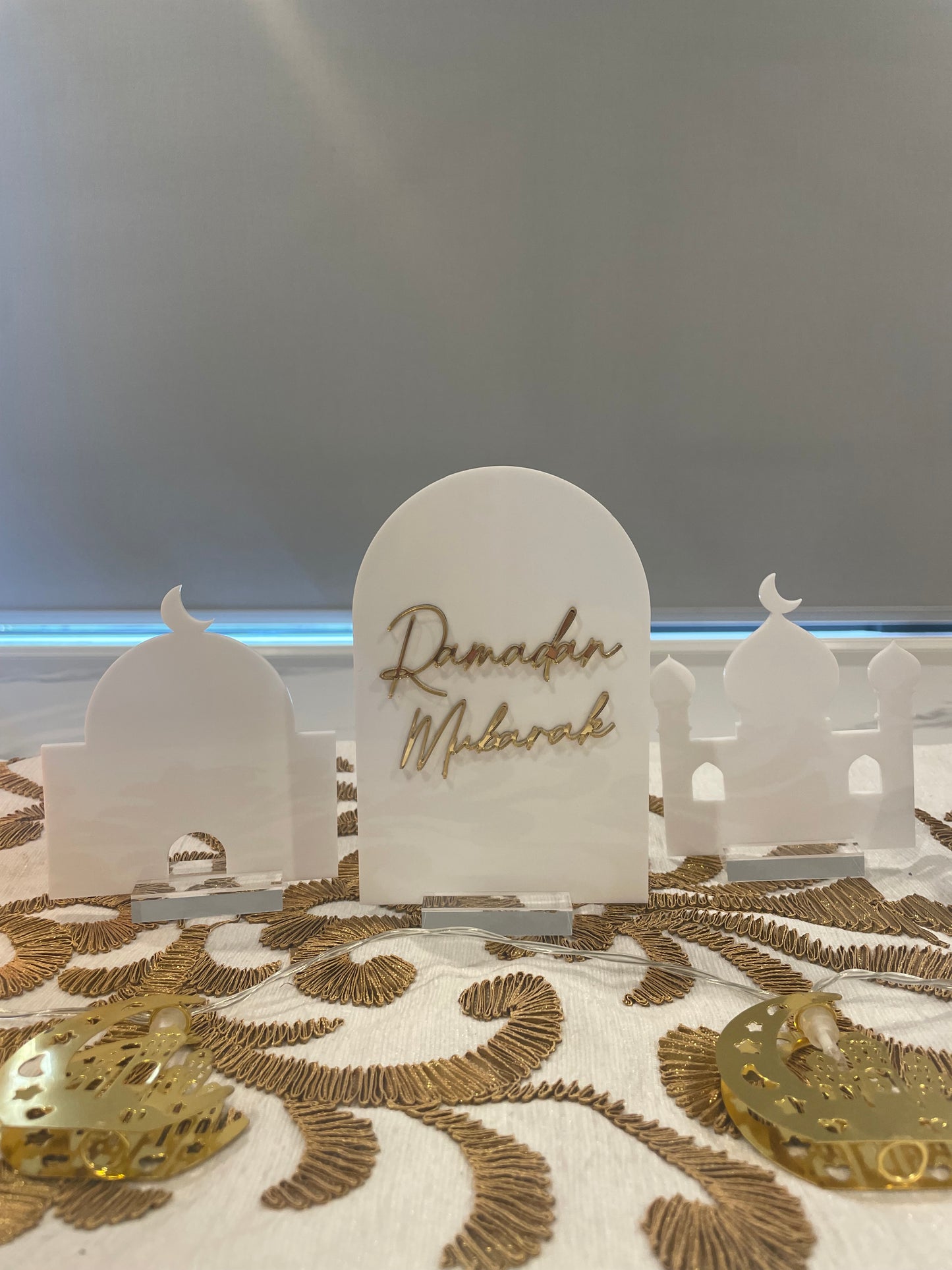 Ramadan Mubarak/Kareem Arch acrylic set