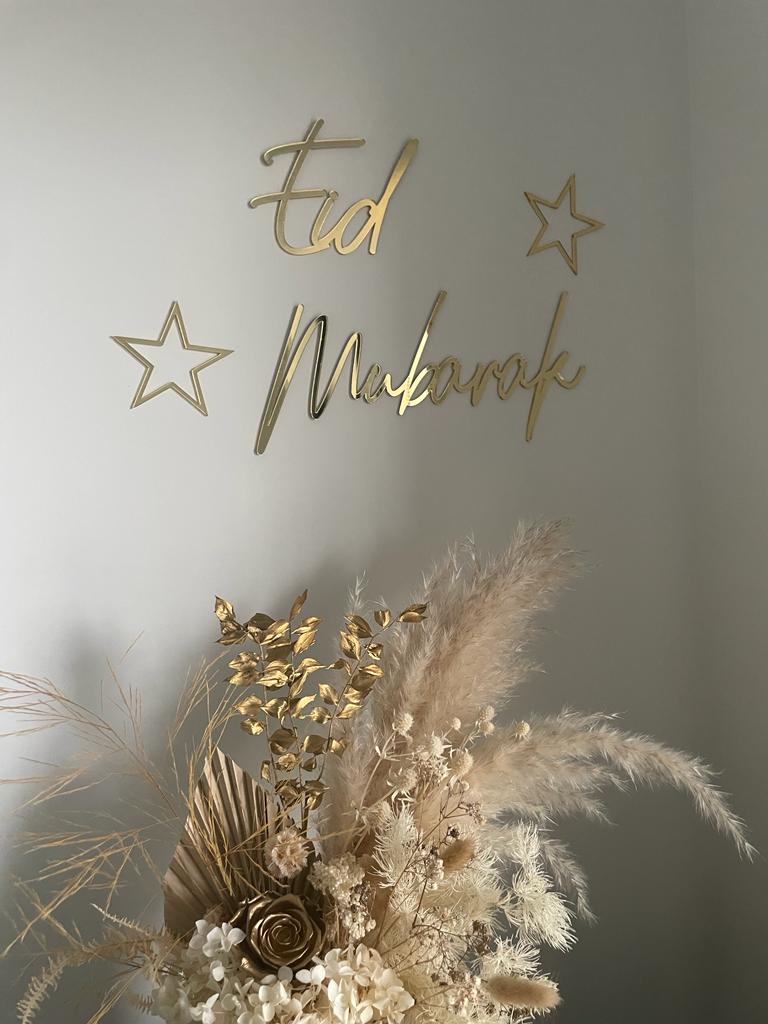 Ramadan Eid Mubarak Acrylic Sign