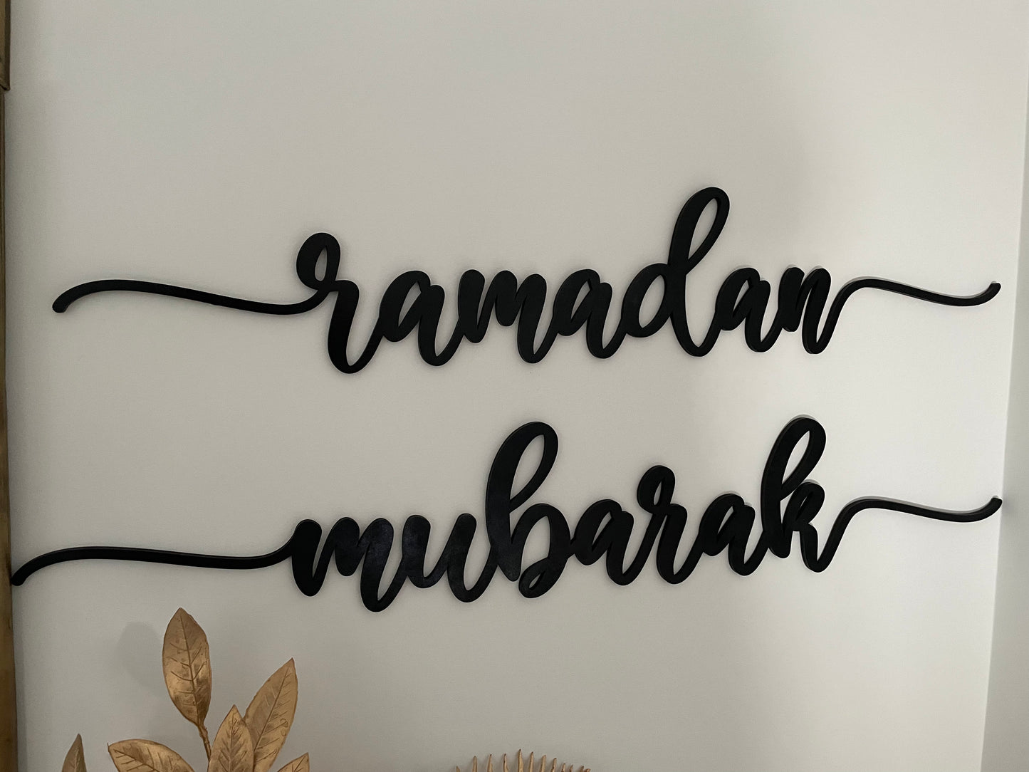 Ramadan Eid Mubarak mdf sign