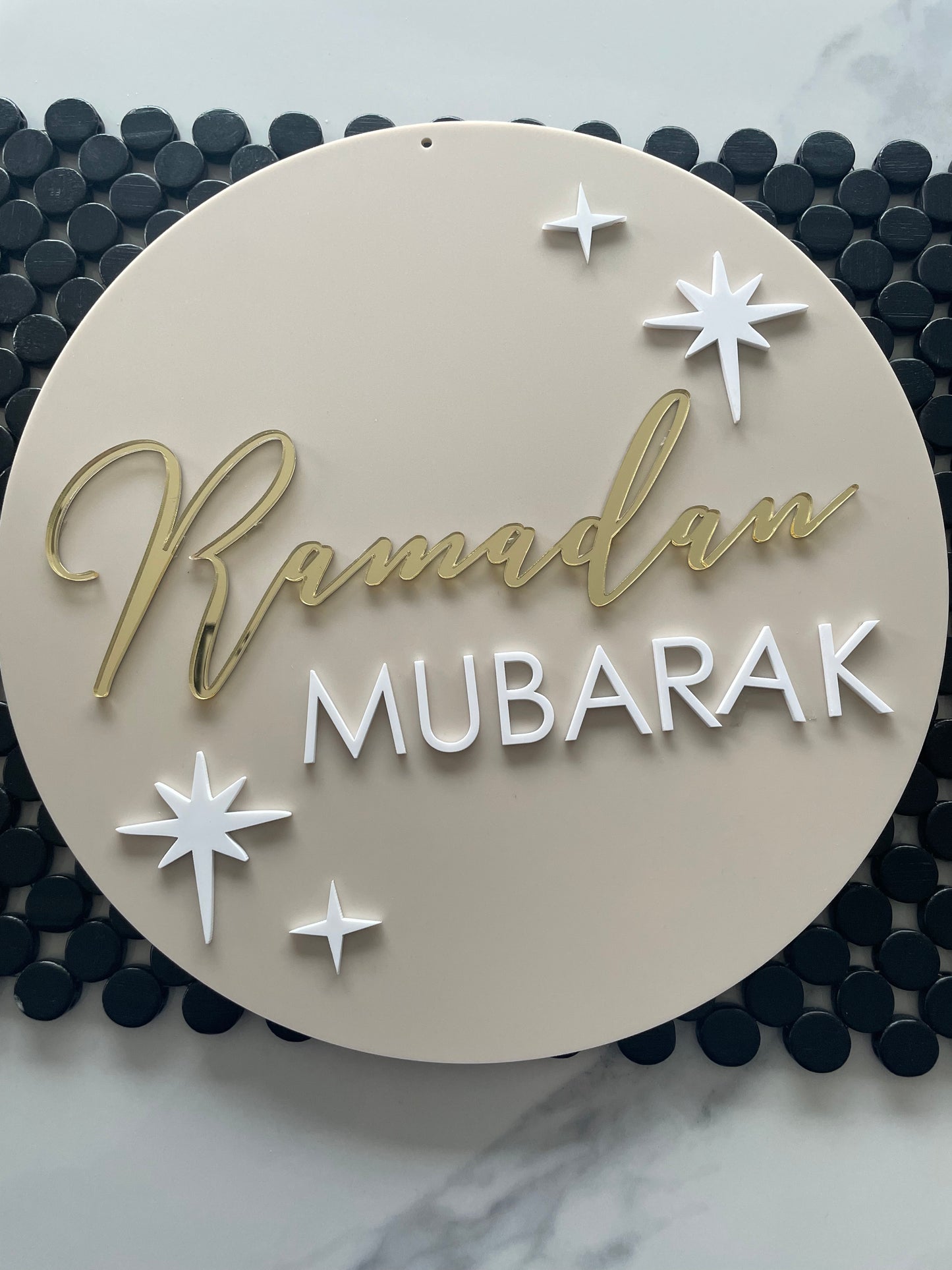 Ramadan & Eid double sided 3D sign