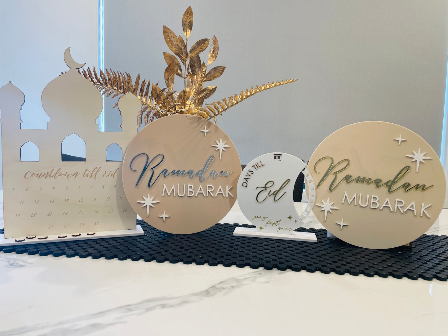 Ramadan & Eid double sided 3D sign