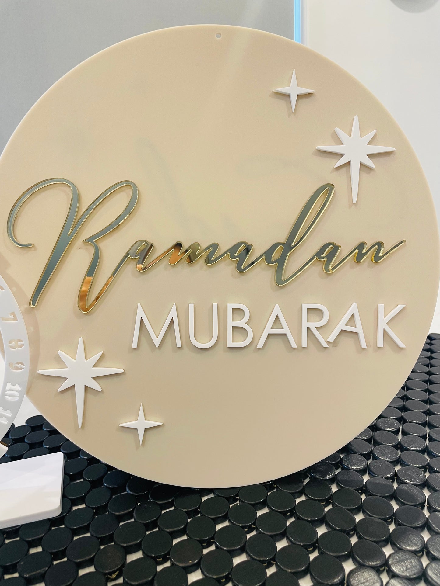 Ramadan & Eid double sided 3D sign